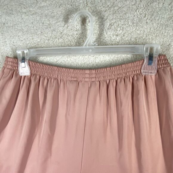 Alfred Dunner Pants Womens Sz 16 Salmon Elastic Waist Loose Fit Grannycore - Picture 5 of 9